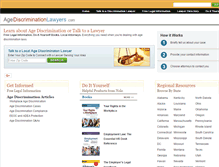 Tablet Screenshot of agediscriminationlawyers.com